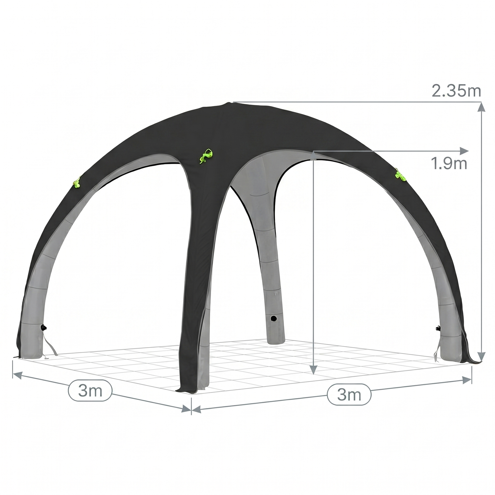 Komplet Air Cover 3x3m