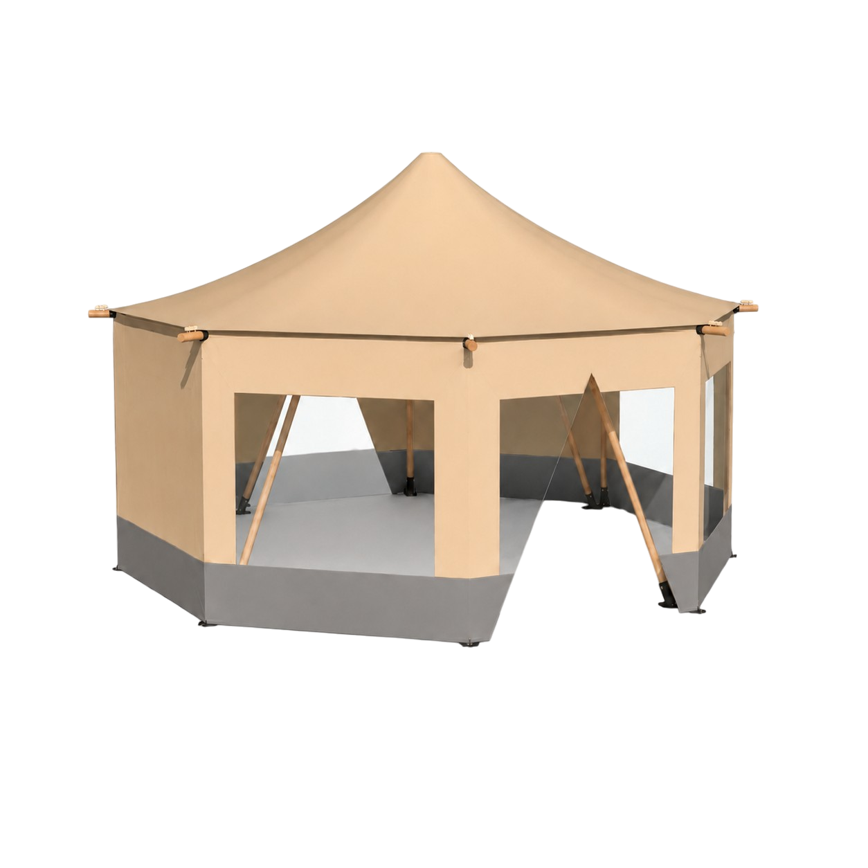 Sider til Timber Top 6x6m sæt af 4 sider