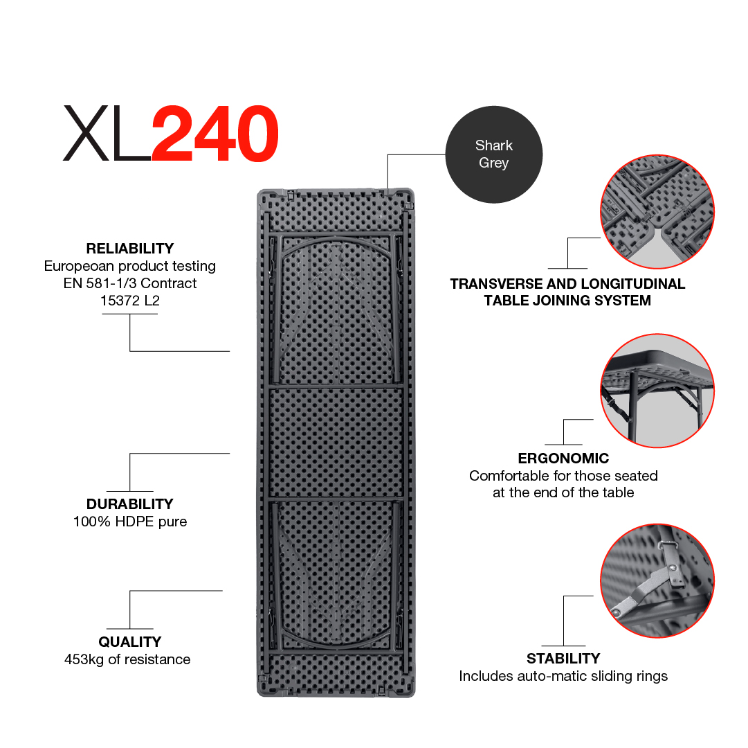 Zown New Classic - klapbord XL 240x76 cm
