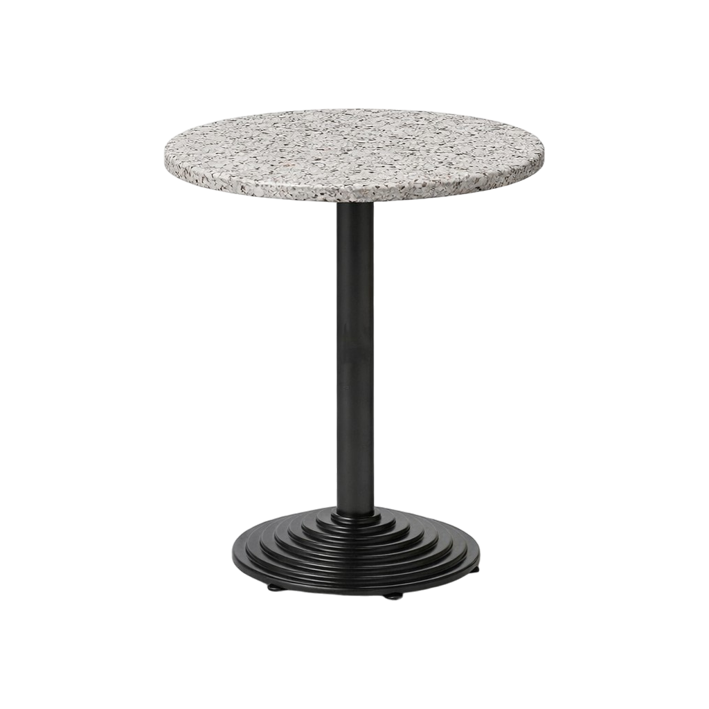 Terrazzolook bordplade rund