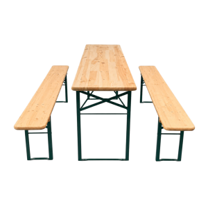 Standard bord-/bænkesæt 220x50cm Naturfarvet