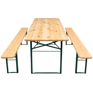 Standard bord-/bænkesæt 220x80cm Naturfarvet