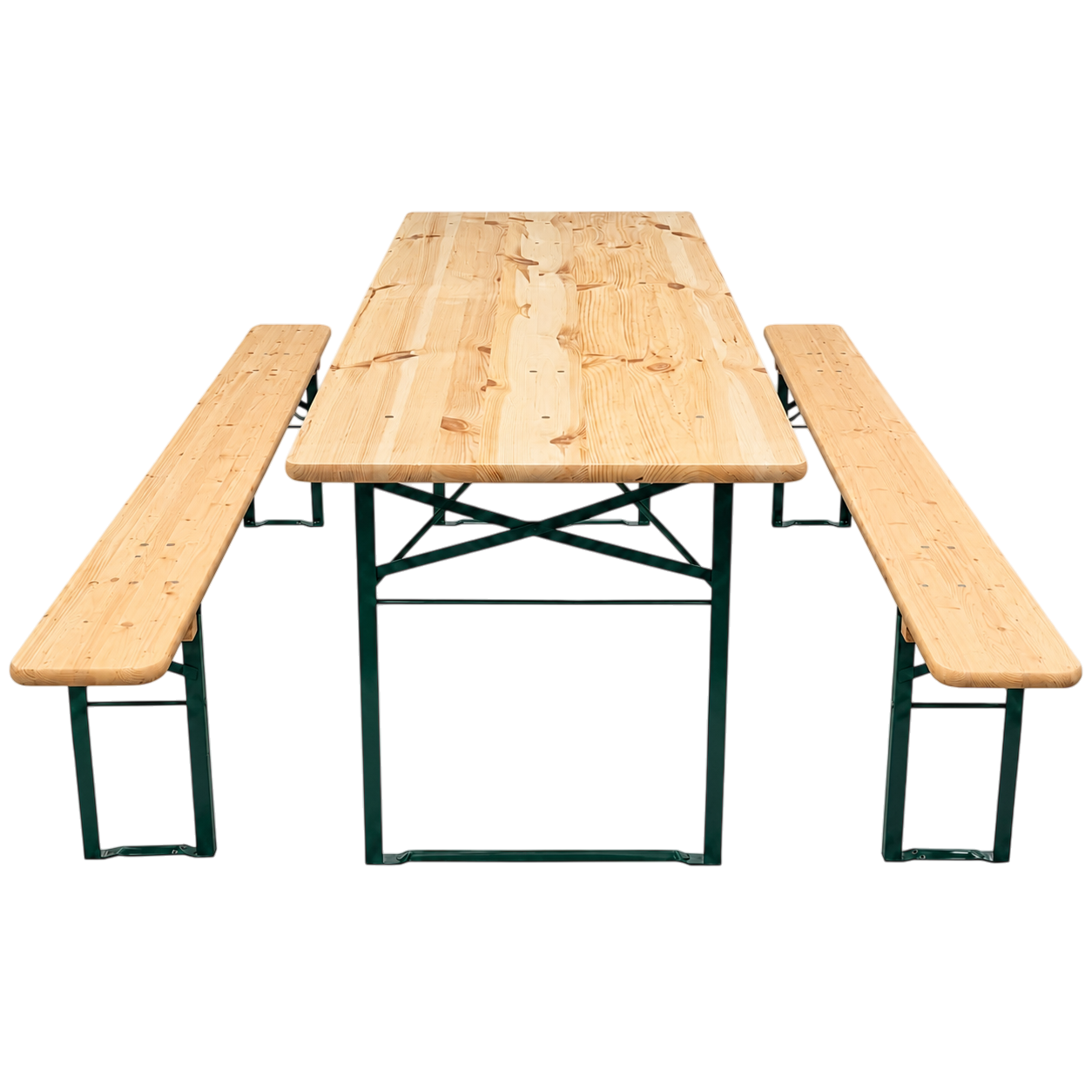Standard bord-/bænkesæt 220x80cm Naturfarvet