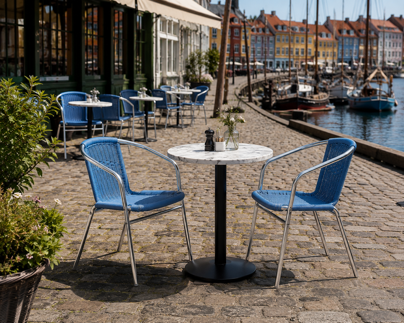 Cafépakke Amsterdam | Blå