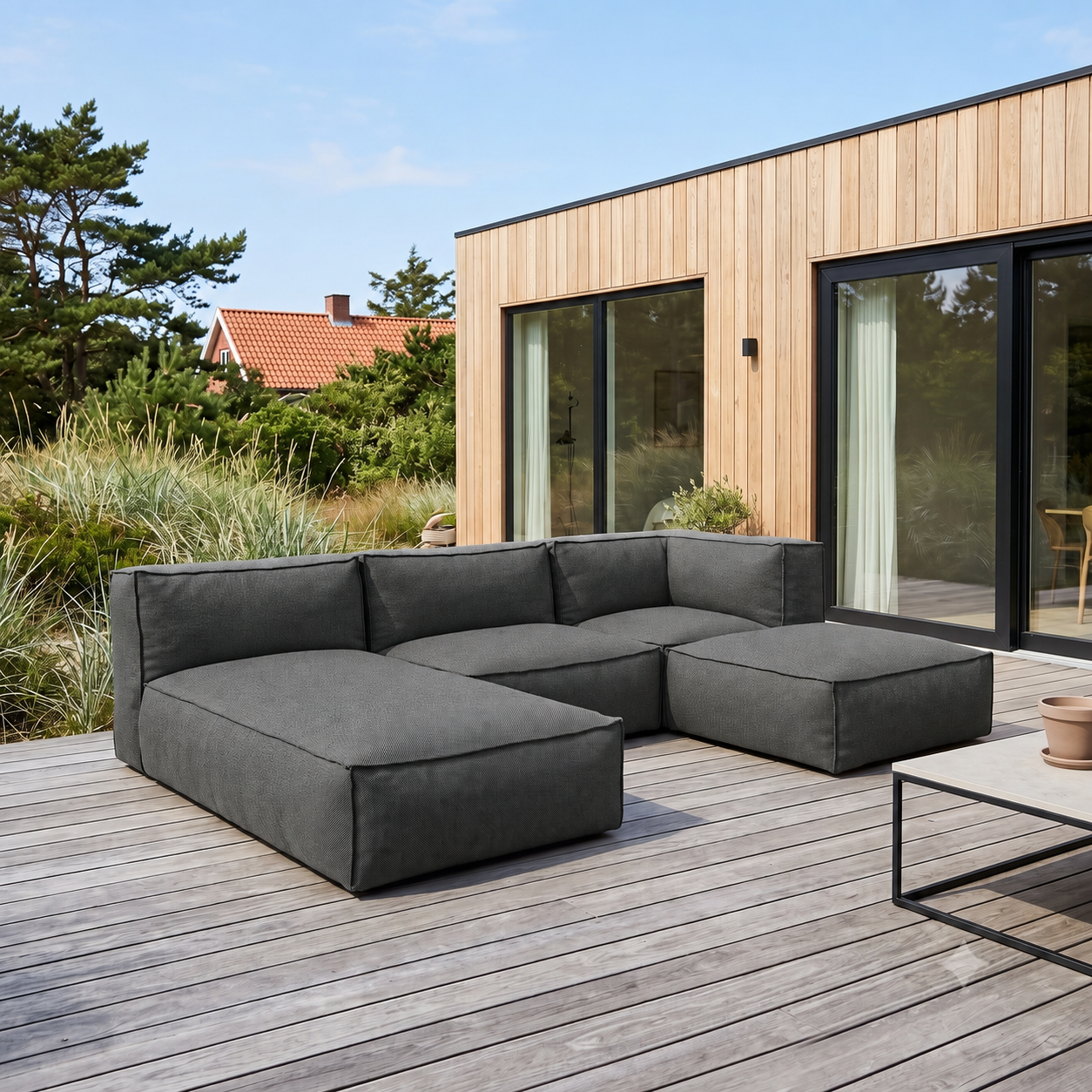 Cozy Lounge Retreat | Mørk grå