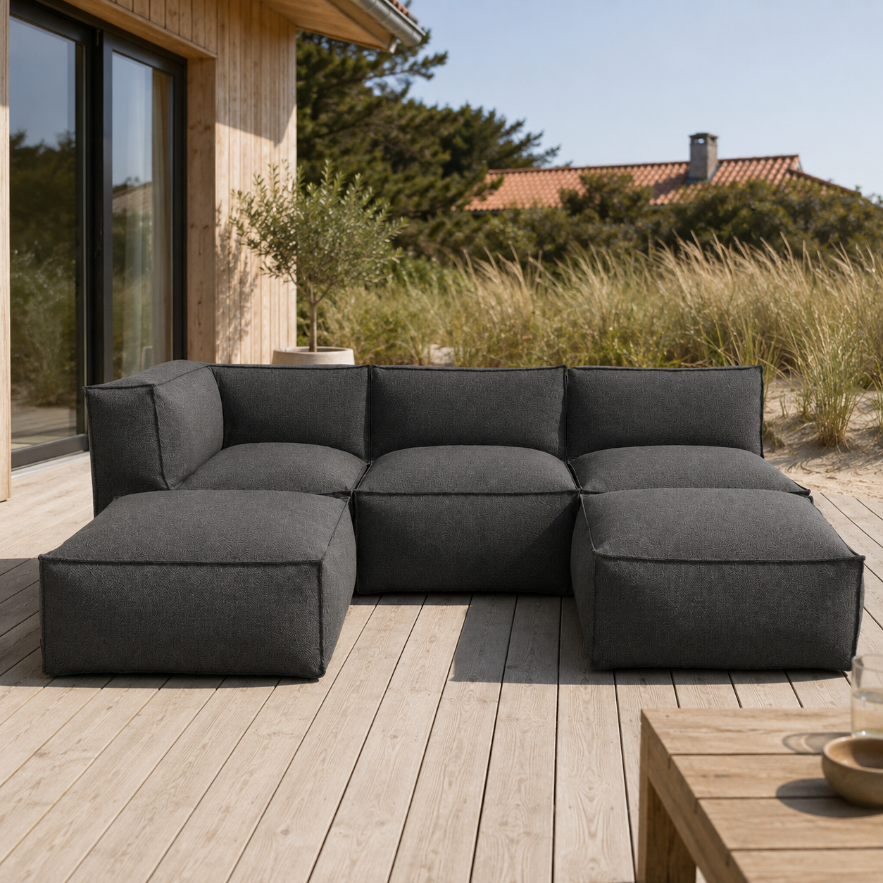 Cozy Lounge Family | Mørk grå