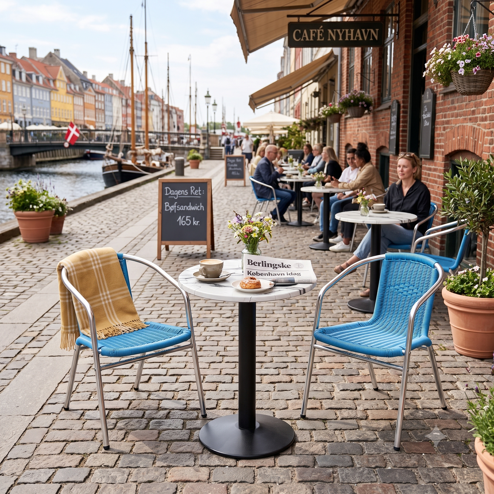 Cafépakke Amsterdam | Blå