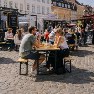 Brau Bord/bænk sæt 220x67 cm