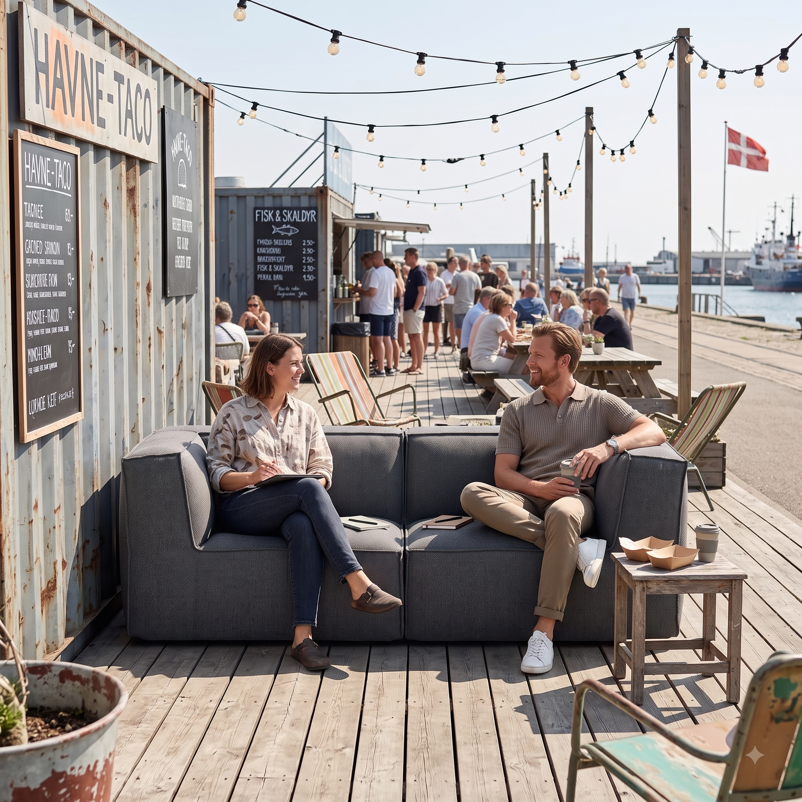 Cozy Lounge Twin | Mørk grå