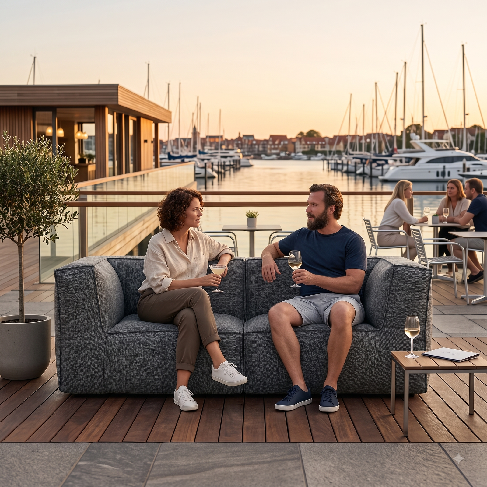 Cozy Lounge Twin | Mørk grå