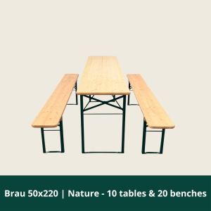 Brau Bænk 220x25 cm