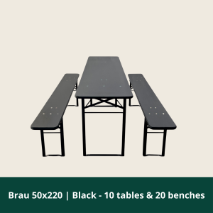 Brau Bænk 220x25 cm