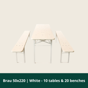 Brau Bænk 220x25 cm