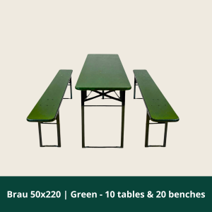 Brau Bænk 220x25 cm