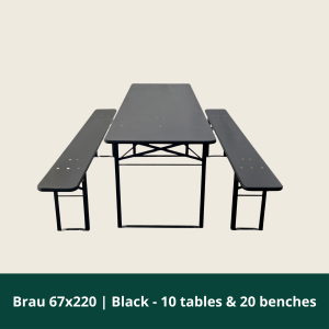 Brau Bænk 220x25 cm