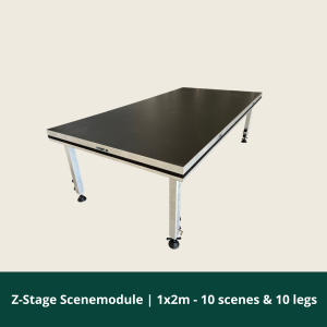 4 pk. ben til Z-Stage Scenemodul 0,6-1,0m