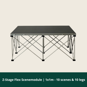 Ben til Z-Stage Flex Scenemodul 1x1m H:40cm