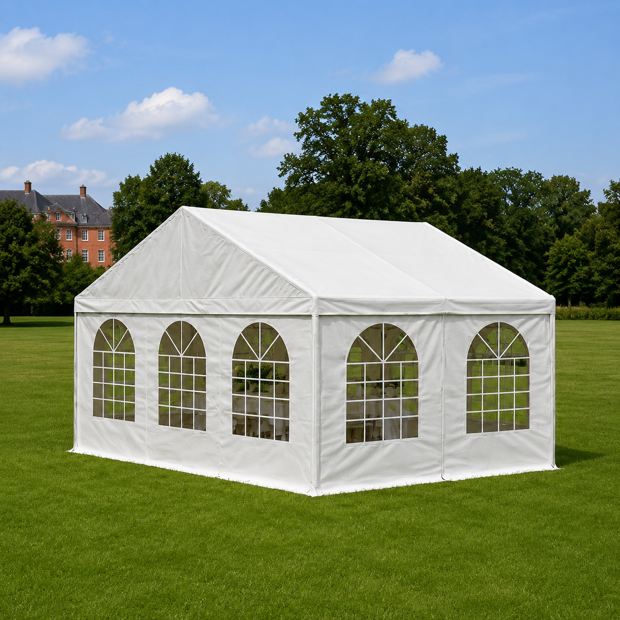 Startfag Tent for Events 6x4m inkl. sider, tag og gavl