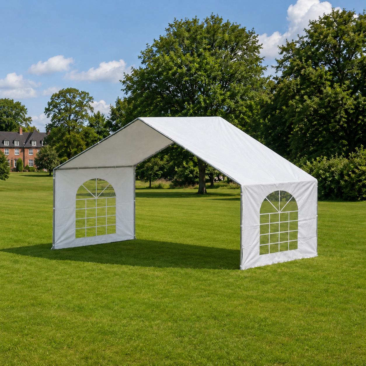 Udvidelsesfag Tent for Events 6x2m inkl. sider og tag