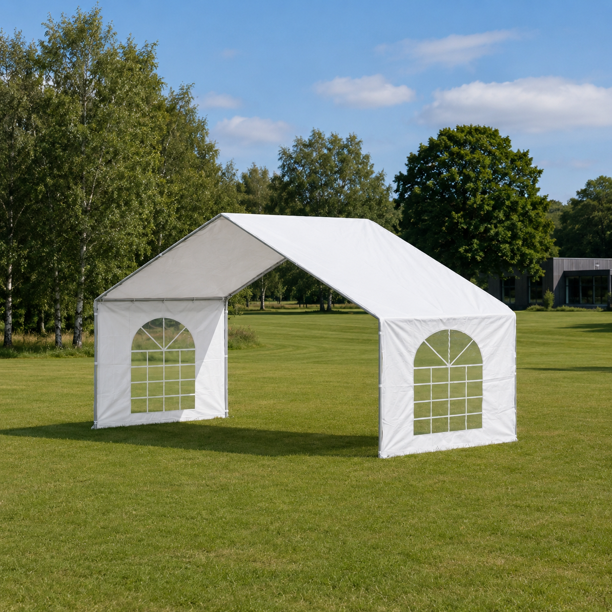 Udvidelsesfag Tent for Events 6x2m inkl. sider og tag