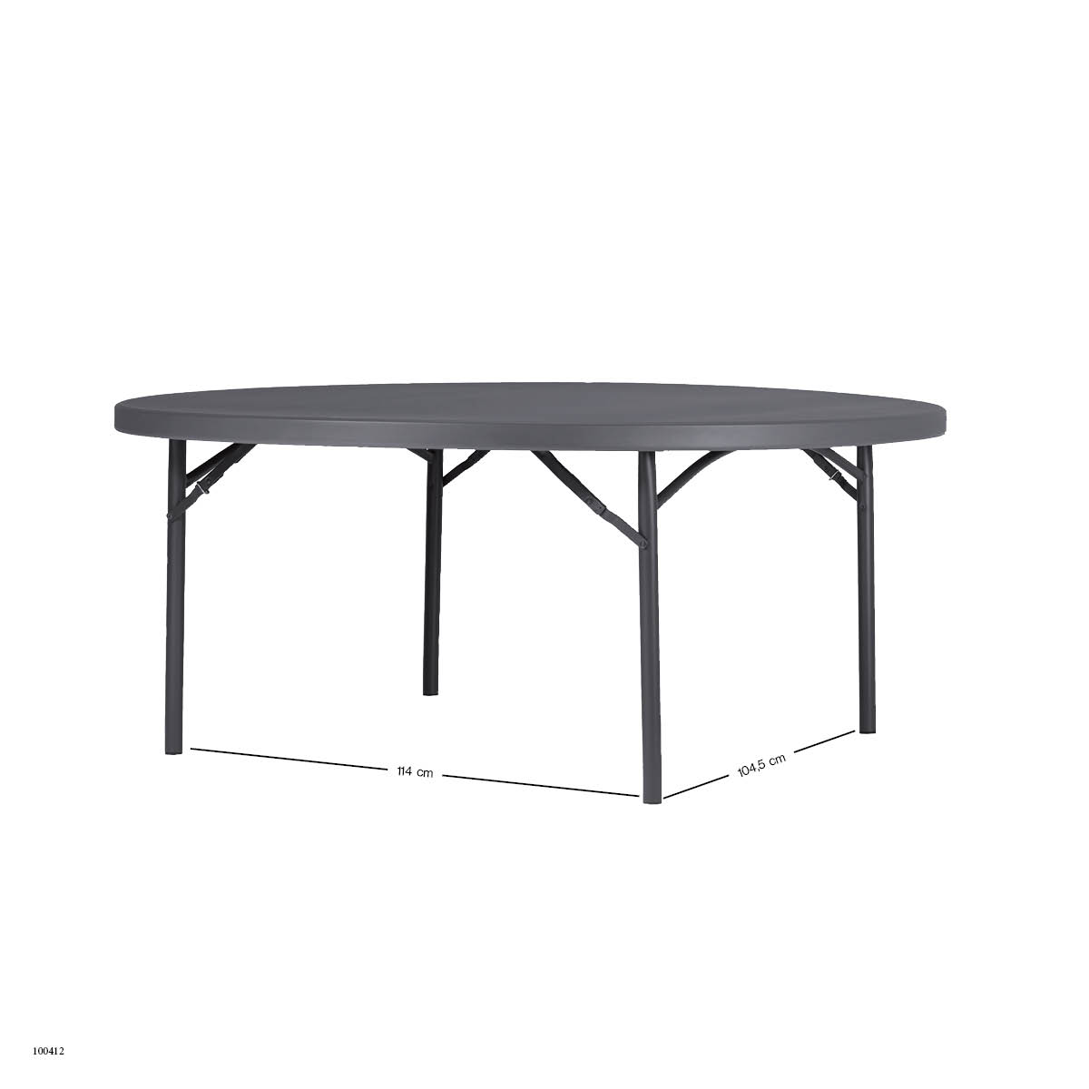 Zown New Classic – rundt klapbord Planet Ø180 cm