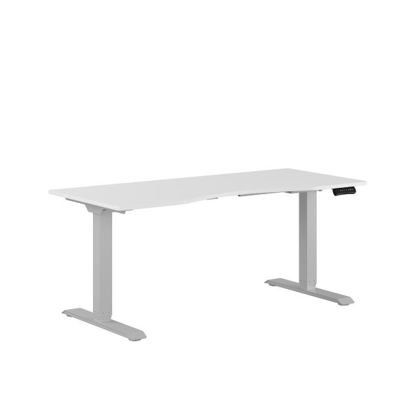 Premium Hæve/Sænkebord m/2 motorer og maveudtag 160x80cm