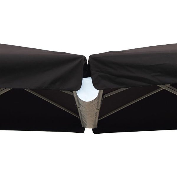 Gutter set for aluminum parasol 3x3m